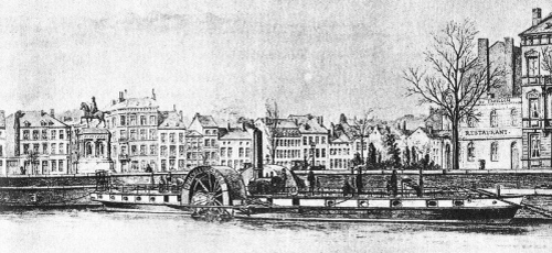 Le bassin du Commerce en 1877
